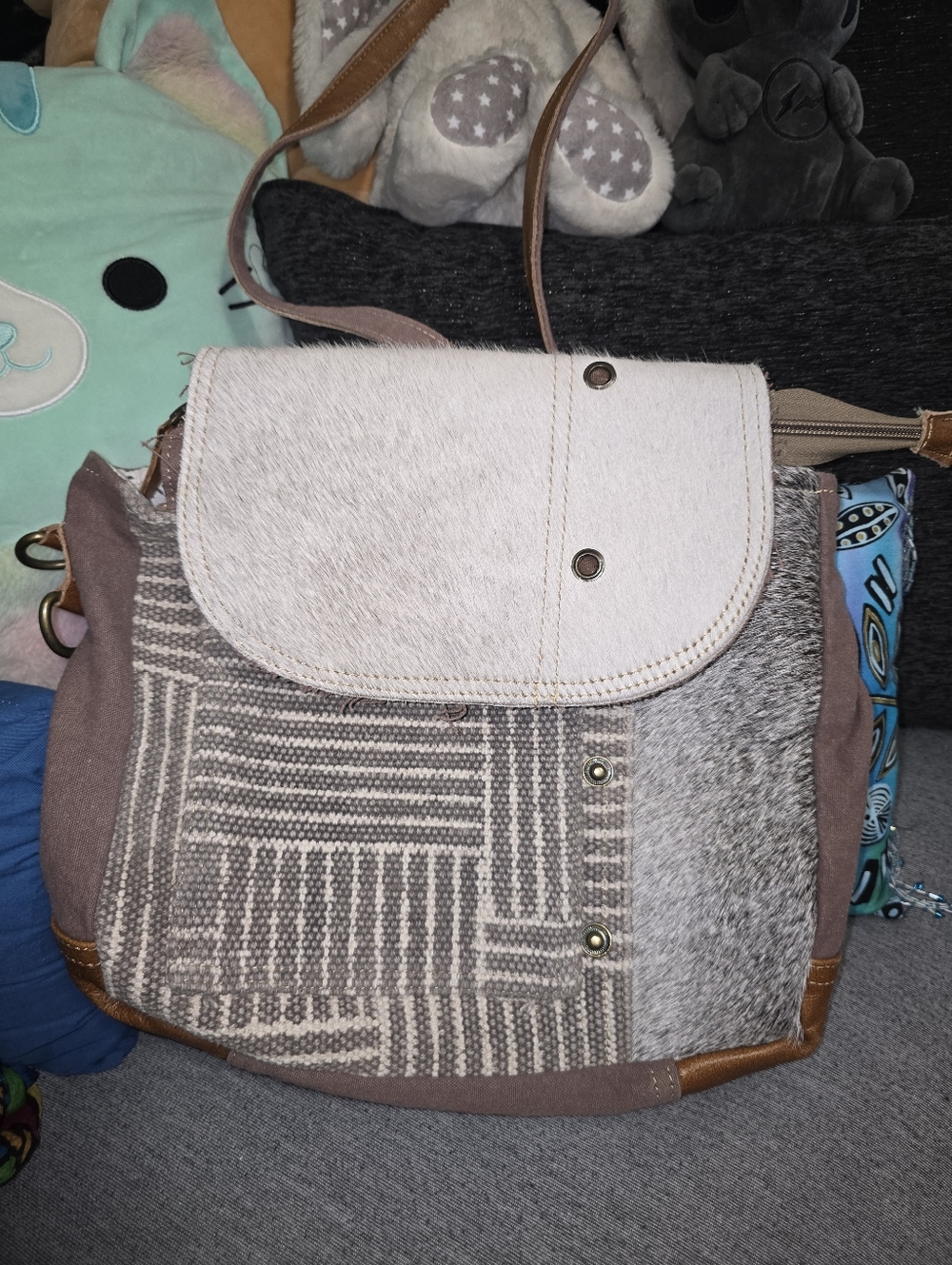 Myra Bag Bundle - (2) Boho Tapestry Shoulder Bags - Picture 3 of 14